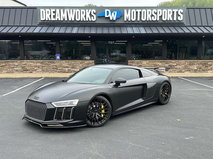 Matte R8 With Wing Audi R8 Gen2 GT4 Wing Carbon fiber – SRM Autosports